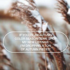 SHOP 🍂AUTUMN🍁 COLOR SEASON